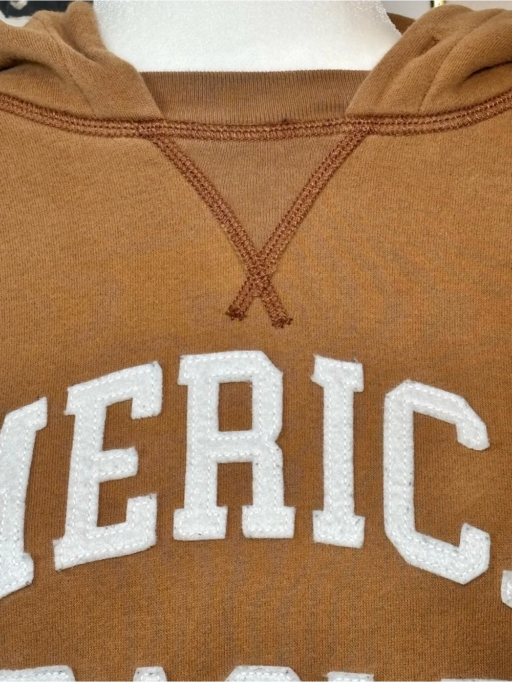 American Eagle Outfitters soft fleece oversized  Hoodie - Rust Brown small